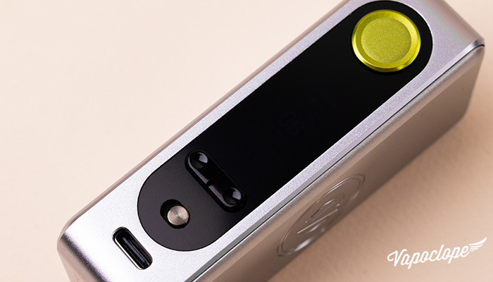 Les boutons de réglages de la box Gen SE 80W de Vaporesso
